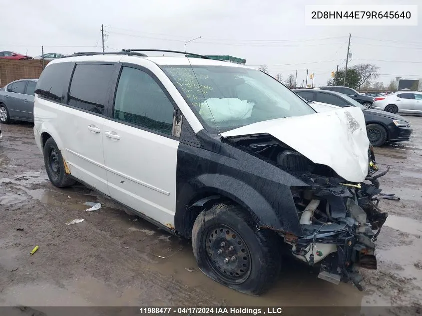 2D8HN44E79R645640 2009 Dodge Grand Caravan Se