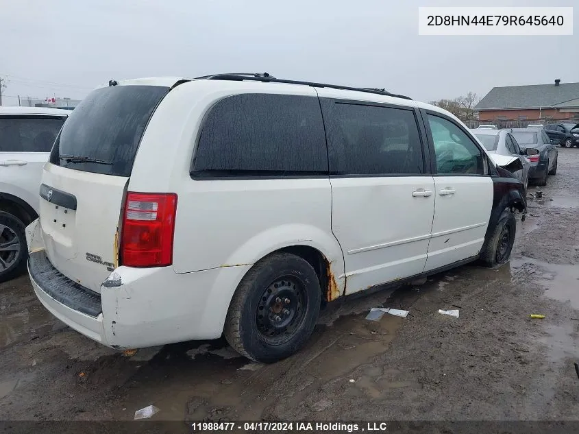 2D8HN44E79R645640 2009 Dodge Grand Caravan Se