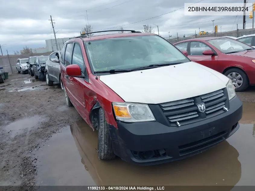 2D8HN44E39R688324 2009 Dodge Grand Caravan Se