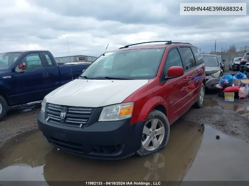 2D8HN44E39R688324 2009 Dodge Grand Caravan Se