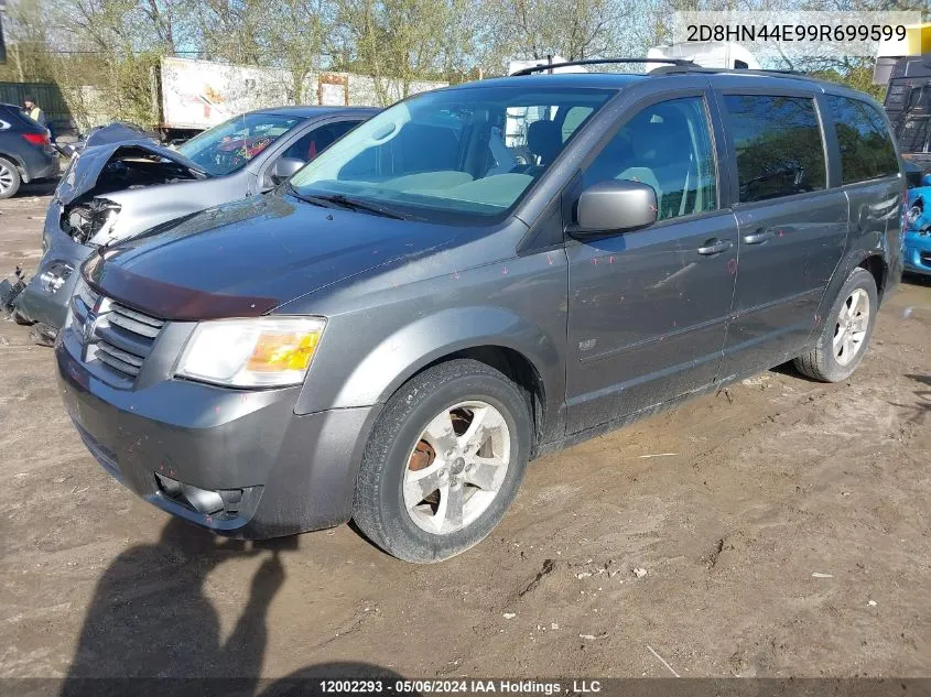 2009 Dodge Grand Caravan Se VIN: 2D8HN44E99R699599 Lot: 12002293