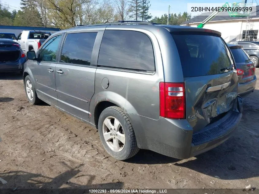 2009 Dodge Grand Caravan Se VIN: 2D8HN44E99R699599 Lot: 12002293