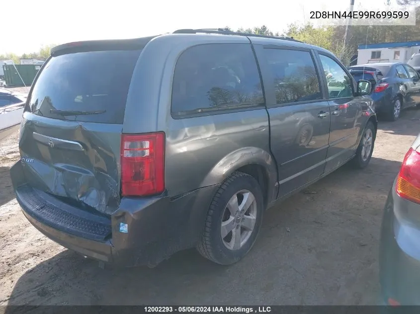 2009 Dodge Grand Caravan Se VIN: 2D8HN44E99R699599 Lot: 12002293