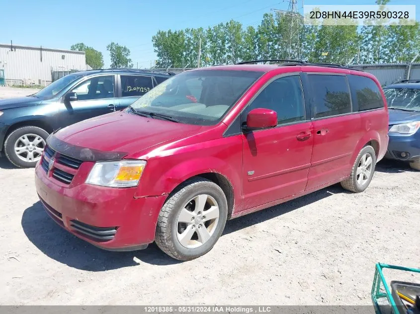 2D8HN44E39R590328 2009 Dodge Grand Caravan Se