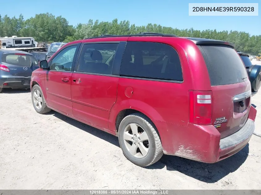 2009 Dodge Grand Caravan Se VIN: 2D8HN44E39R590328 Lot: 12018385