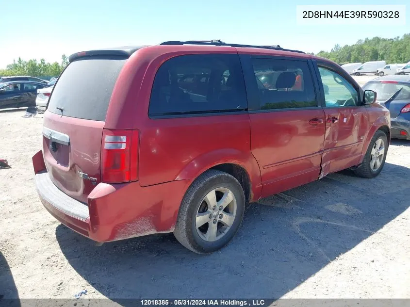 2009 Dodge Grand Caravan Se VIN: 2D8HN44E39R590328 Lot: 12018385