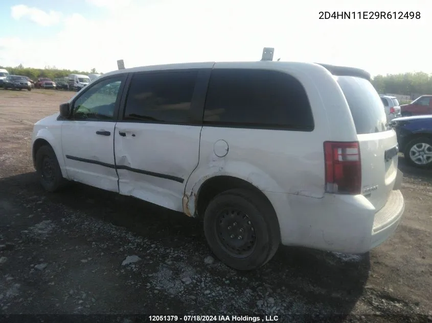 2D4HN11E29R612498 2009 Dodge Grand Caravan C/V C/V