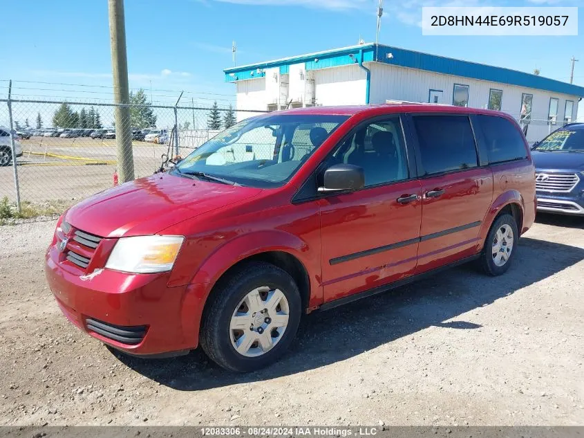 2009 Dodge Grand Caravan Se VIN: 2D8HN44E69R519057 Lot: 12083306