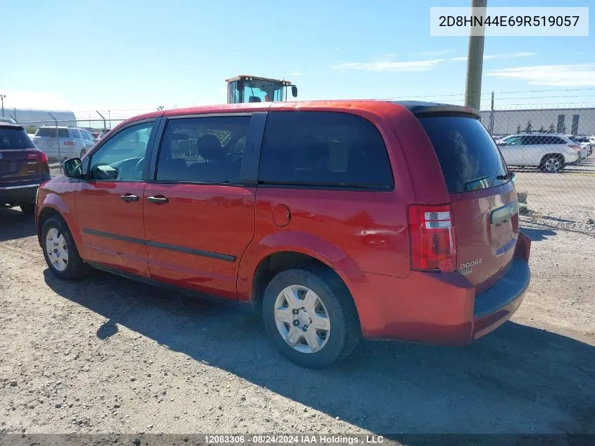 2D8HN44E69R519057 2009 Dodge Grand Caravan Se