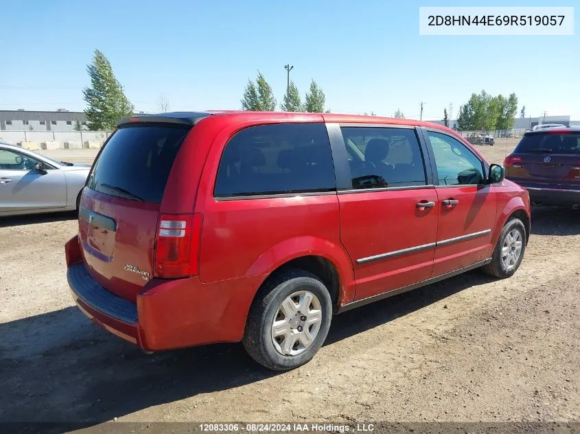 2D8HN44E69R519057 2009 Dodge Grand Caravan Se