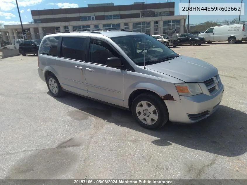 2D8HN44E59R603662 2009 Dodge Grand Caravan Se