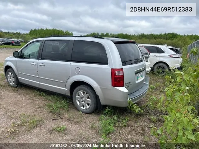 2D8HN44E69R512383 2009 Dodge Grand Caravan Se