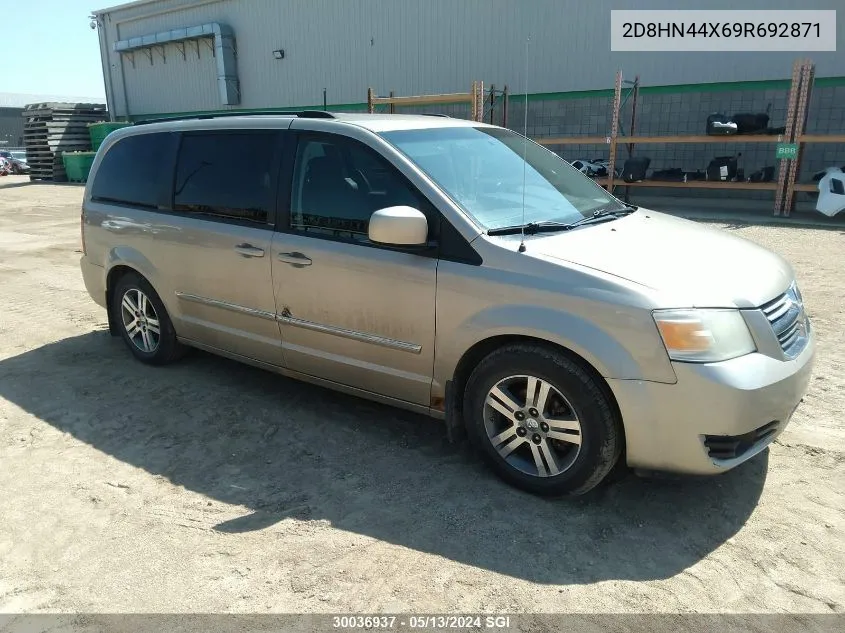 2D8HN44X69R692871 2009 Dodge Grand Caravan Se