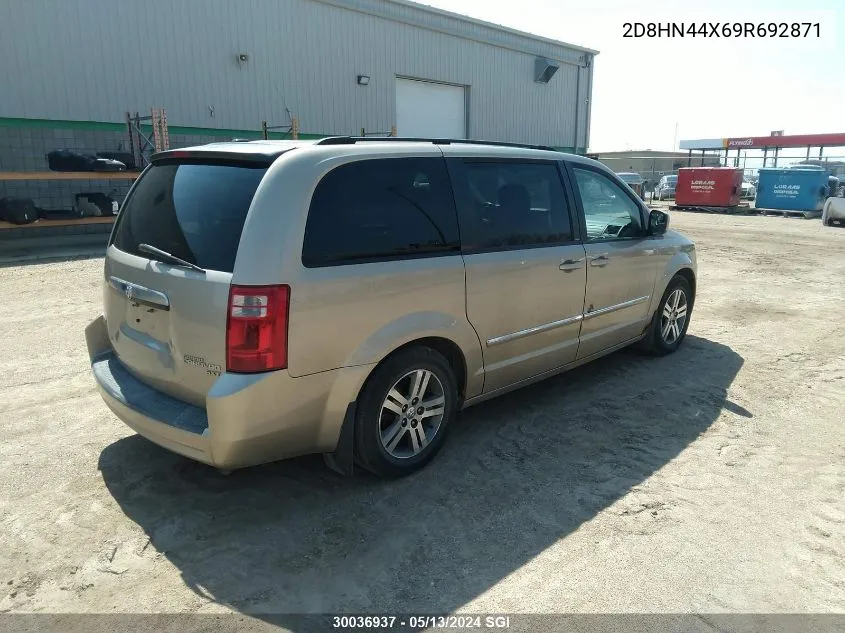 2009 Dodge Grand Caravan Se VIN: 2D8HN44X69R692871 Lot: 30036937