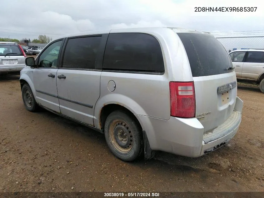 2D8HN44EX9R685307 2009 Dodge Grand Caravan Se