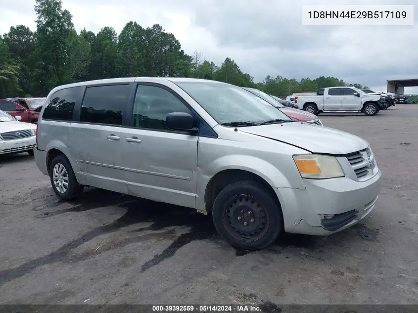 2009 Dodge Grand Caravan Se VIN: 1D8HN44E29B517109 Lot: 39392559