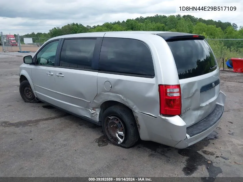 2009 Dodge Grand Caravan Se VIN: 1D8HN44E29B517109 Lot: 39392559