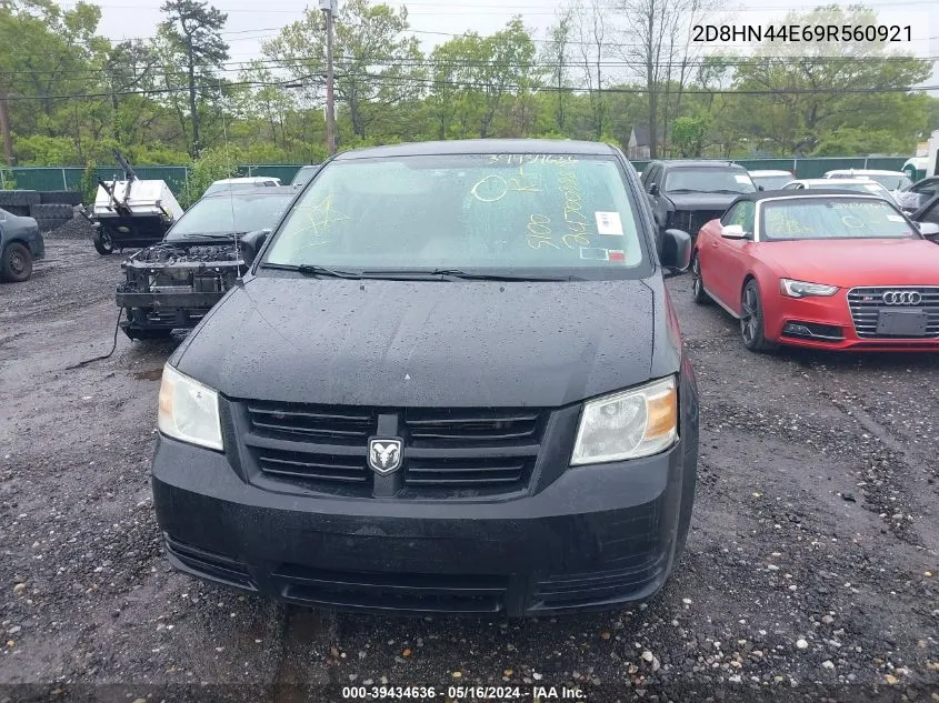 2009 Dodge Grand Caravan Se VIN: 2D8HN44E69R560921 Lot: 39434636