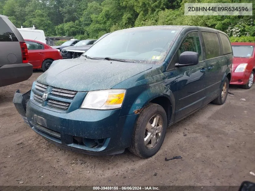 2009 Dodge Grand Caravan Se VIN: 2D8HN44E89R634596 Lot: 39459155