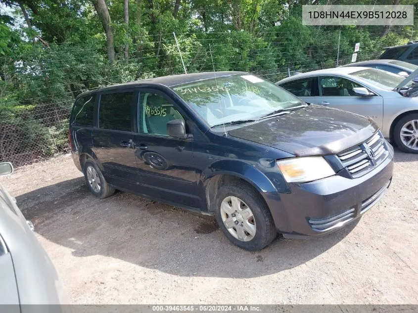 2009 Dodge Grand Caravan Se VIN: 1D8HN44EX9B512028 Lot: 39463545