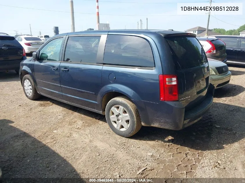 2009 Dodge Grand Caravan Se VIN: 1D8HN44EX9B512028 Lot: 39463545