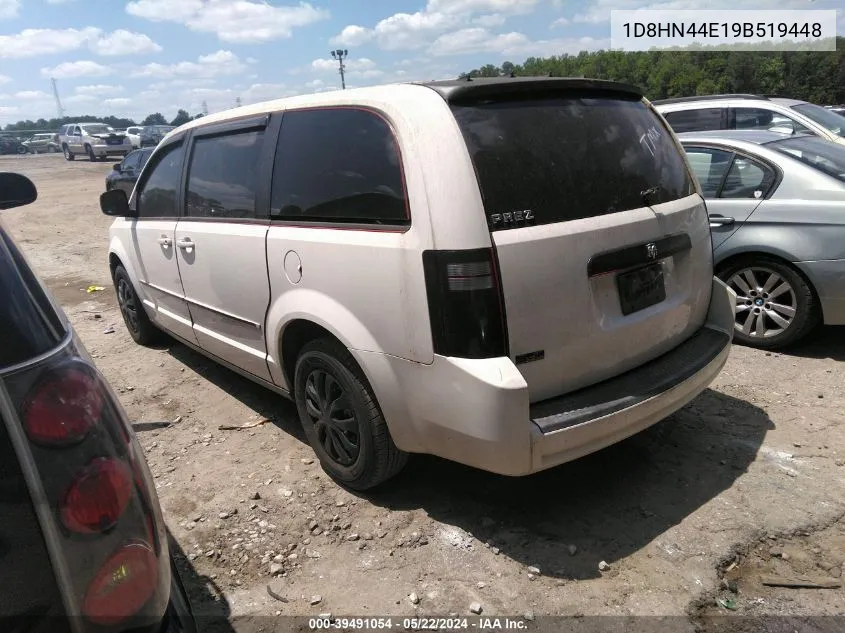 1D8HN44E19B519448 2009 Dodge Grand Caravan Se