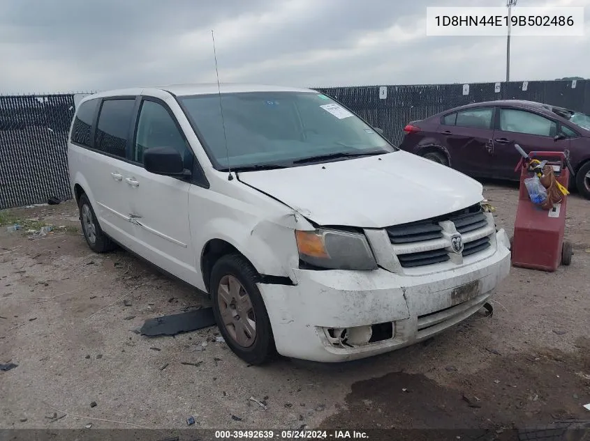 2009 Dodge Grand Caravan Se VIN: 1D8HN44E19B502486 Lot: 39492639