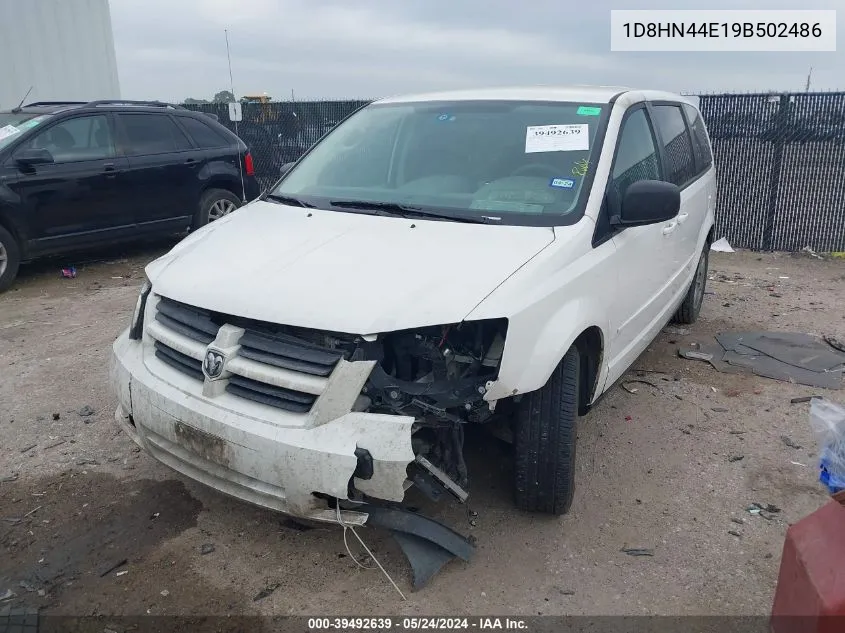 1D8HN44E19B502486 2009 Dodge Grand Caravan Se