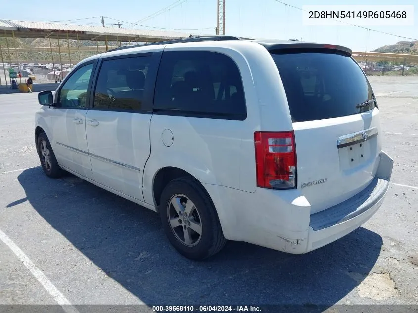 2009 Dodge Grand Caravan Sxt VIN: 2D8HN54149R605468 Lot: 39568110