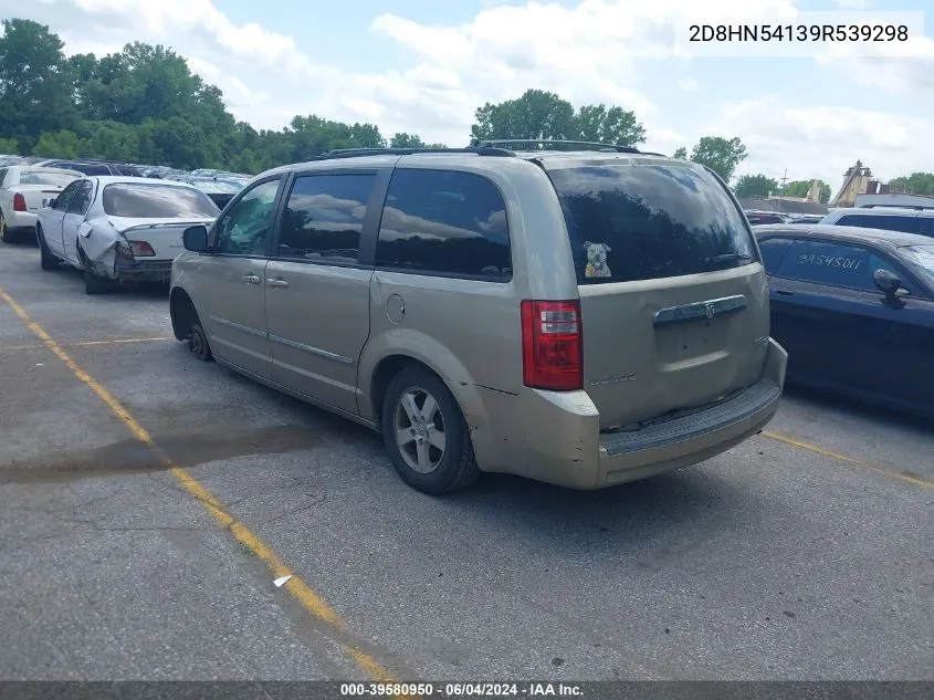 2009 Dodge Grand Caravan Sxt VIN: 2D8HN54139R539298 Lot: 39580950