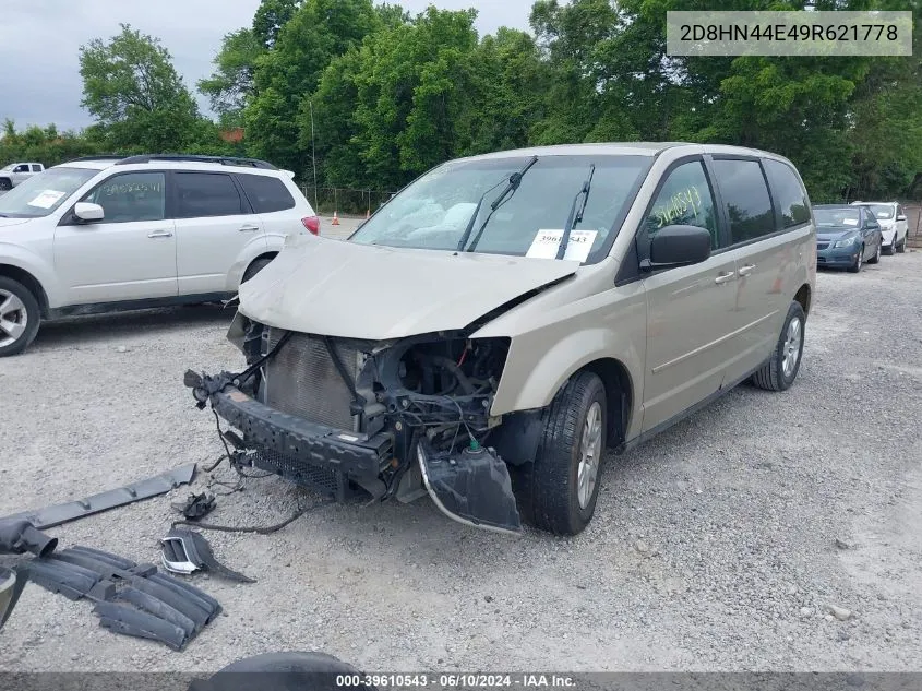 2009 Dodge Grand Caravan Se VIN: 2D8HN44E49R621778 Lot: 39610543