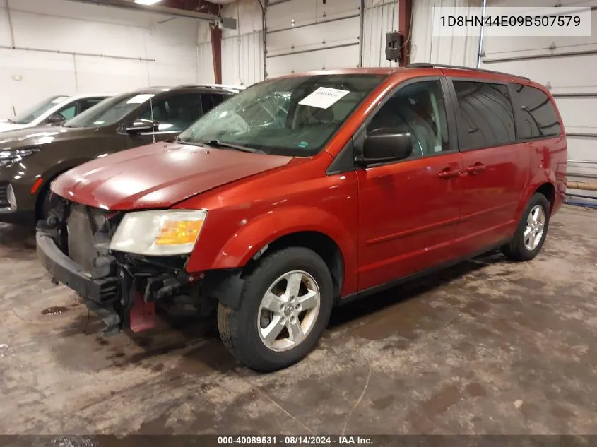 2009 Dodge Grand Caravan Se VIN: 1D8HN44E09B507579 Lot: 40089531