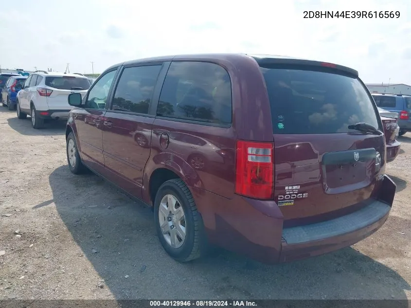 2D8HN44E39R616569 2009 Dodge Grand Caravan Se