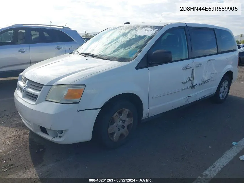 2009 Dodge Grand Caravan Se VIN: 2D8HN44E69R689905 Lot: 40201263