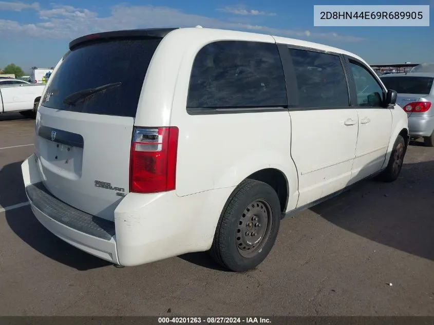 2D8HN44E69R689905 2009 Dodge Grand Caravan Se