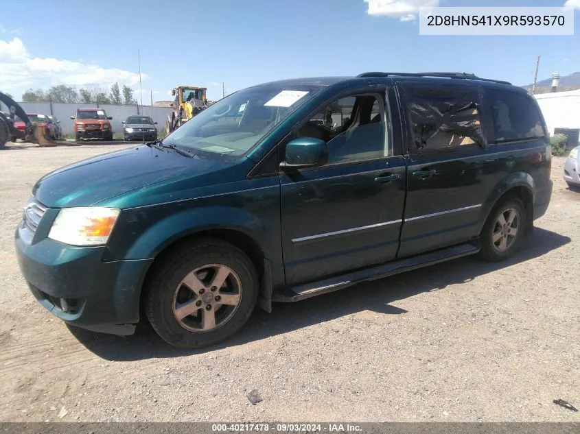 2009 Dodge Grand Caravan Sxt VIN: 2D8HN541X9R593570 Lot: 40217478