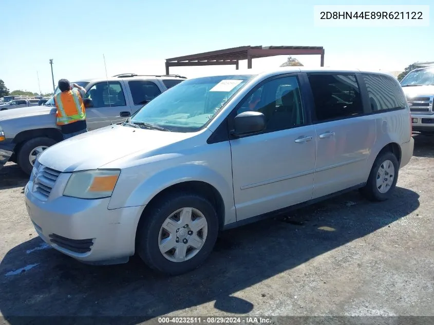 2009 Dodge Grand Caravan Se VIN: 2D8HN44E89R621122 Lot: 40232511