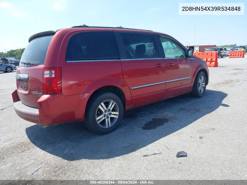 2009 Dodge Grand Caravan Sxt VIN: 2D8HN54X39R534848 Lot: 40256244