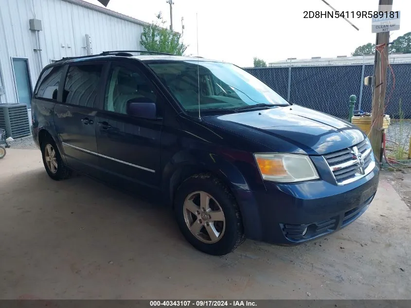 2009 Dodge Grand Caravan Sxt VIN: 2D8HN54119R589181 Lot: 40343107