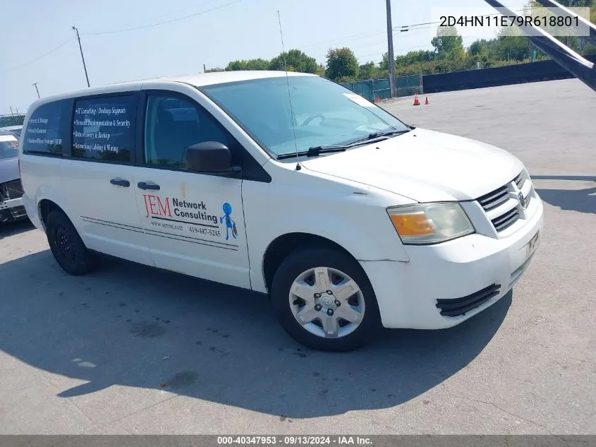 2D4HN11E79R618801 2009 Dodge Grand Caravan Cv