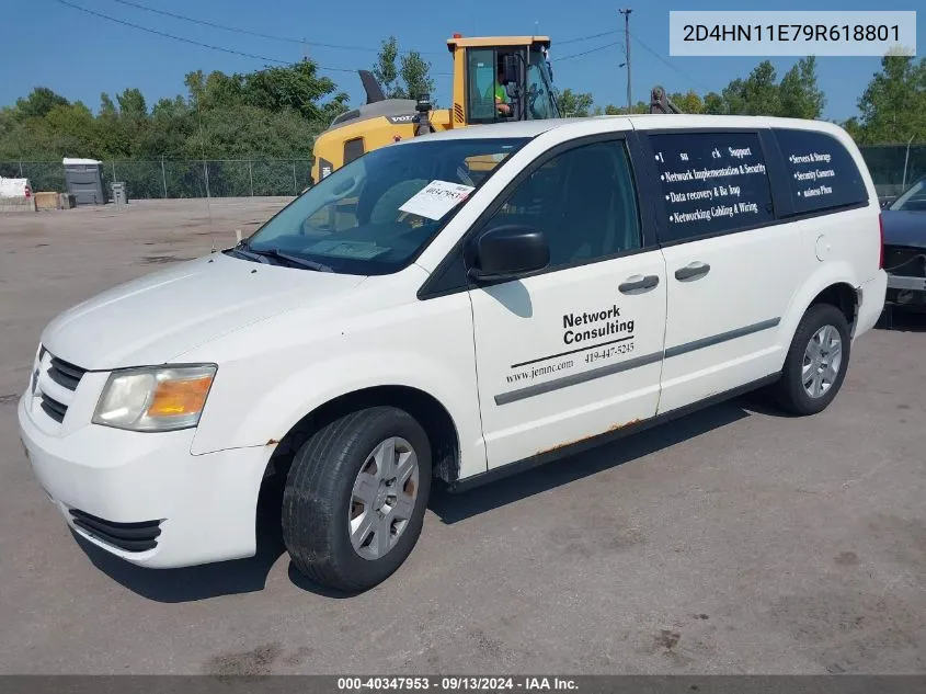 2D4HN11E79R618801 2009 Dodge Grand Caravan Cv