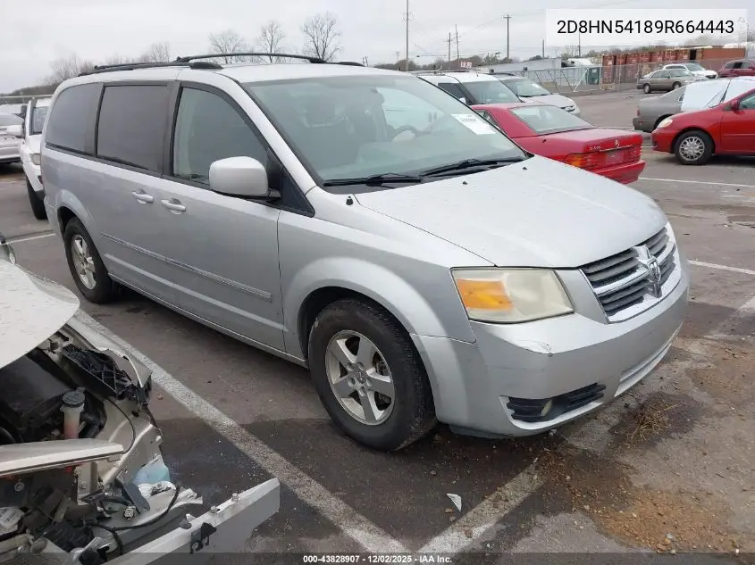 2D8HN54189R664443 2009 Dodge Grand Caravan Sxt
