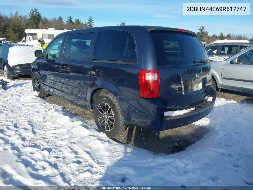 2D8HN44E69R617747 2009 Dodge Grand Caravan Se