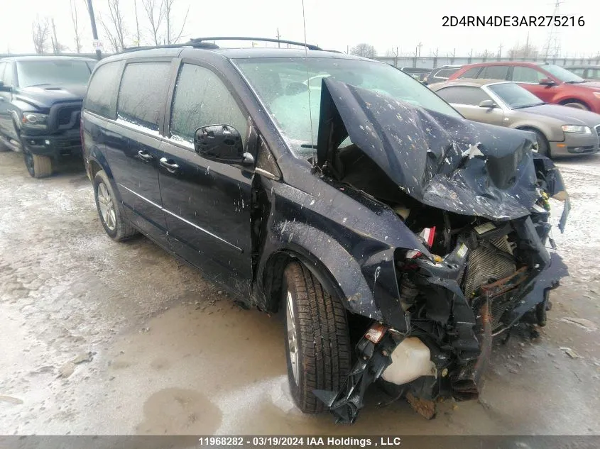 2010 Dodge Grand Caravan Se VIN: 2D4RN4DE3AR275216 Lot: 11968282