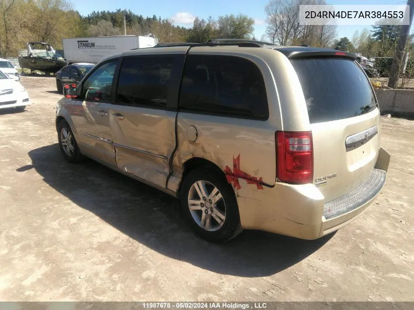 2D4RN4DE7AR384553 2010 Dodge Grand Caravan Se