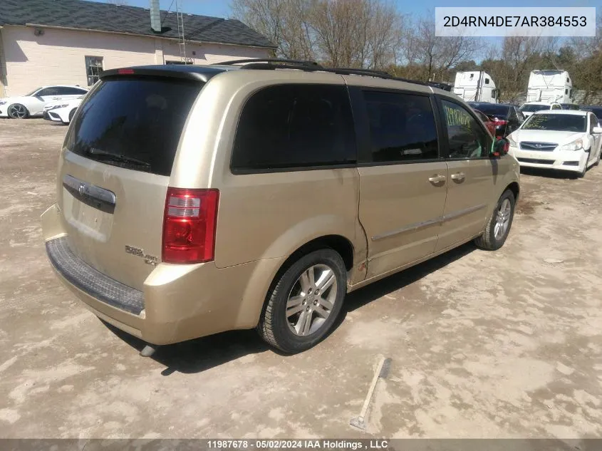 2D4RN4DE7AR384553 2010 Dodge Grand Caravan Se