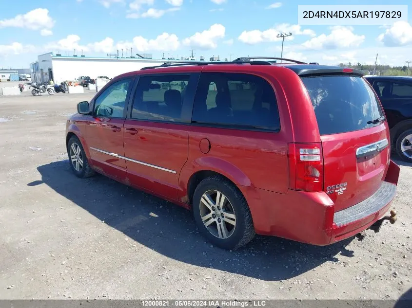 2010 Dodge Grand Caravan Se VIN: 2D4RN4DX5AR197829 Lot: 12000821