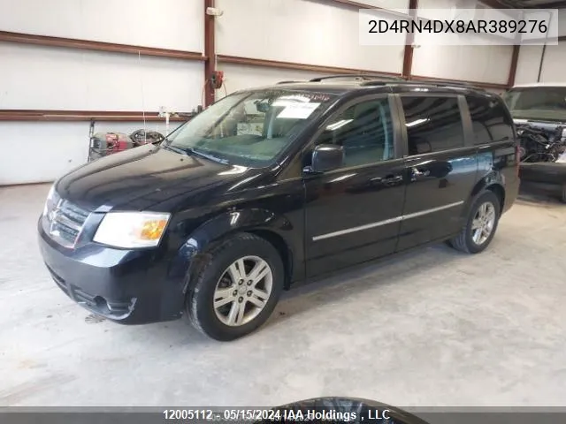 2D4RN4DX8AR389276 2010 Dodge Grand Caravan Se