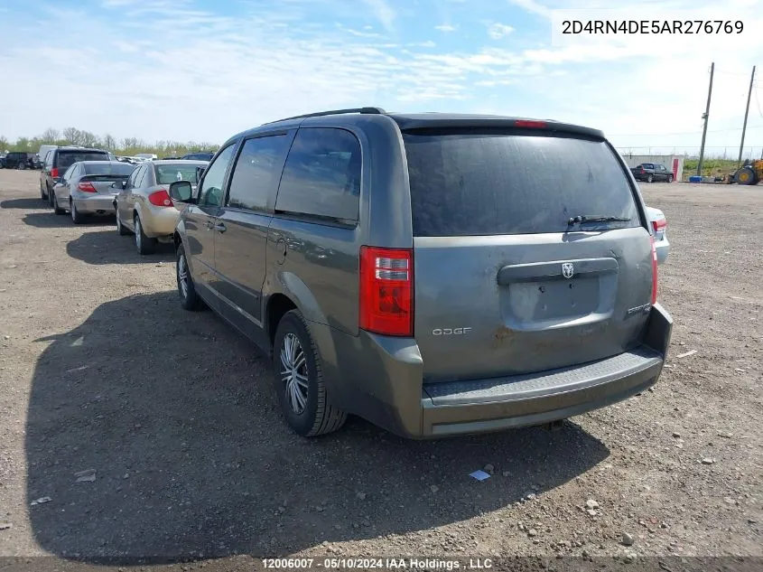 2D4RN4DE5AR276769 2010 Dodge Grand Caravan Se