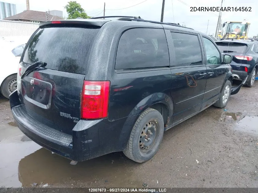 2010 Dodge Grand Caravan Se VIN: 2D4RN4DE4AR164562 Lot: 12007673